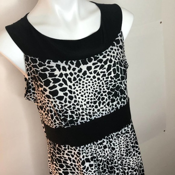 NWT Studio Donatella Animal Print Dress Size L - Picture 2 of 8
